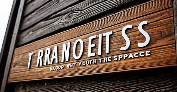 Transformez votre espace avec la signalétique en bois unique